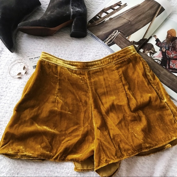 Free People Dance The Night Away Velvet Skort✨ - Picture 4 of 8